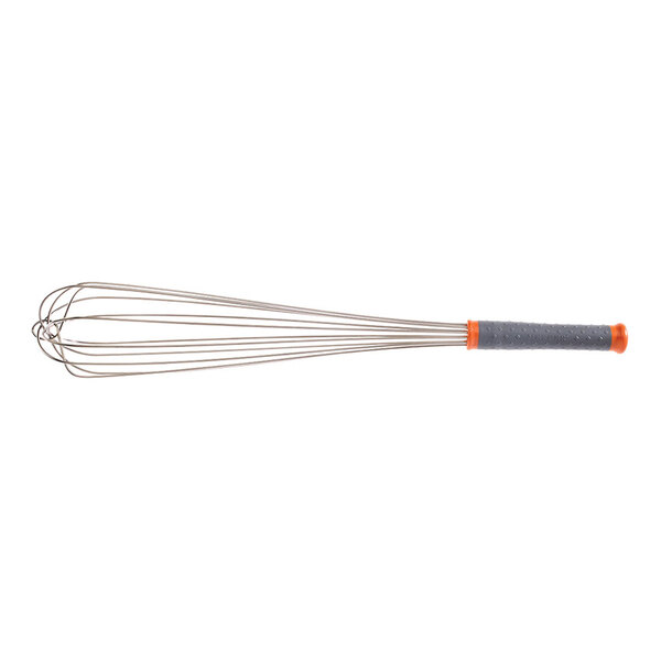 Mercer Culinary Hell's Tools® 20" Stainless Steel French Whip / Whisk with Orange Color-Coded Nylon Handle M35215