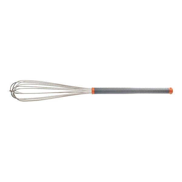 Mercer Culinary Hell's Tools® 24" Stainless Steel French Whip / Whisk with Orange Color-Coded Nylon Handle M35216