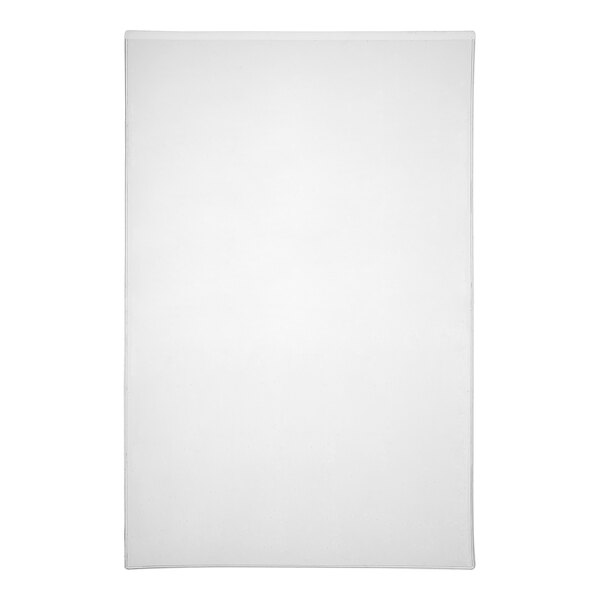 H. Risch, Inc. 11" x 17" Single-Panel / Two-View 12-Gauge Vinyl Clear Heat-Sealed Menu Cover - 48/Case