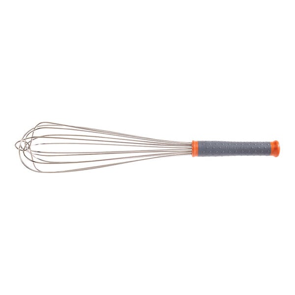 Mercer Culinary Hell's Tools® 16" Stainless Steel French Whip / Whisk with Orange Color-Coded Nylon Handle M35213