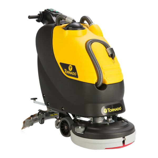 Tornado TS120-S45-UG 20" Cordless Brush-Assist Walk-Behind Disc Floor Scrubber - 11 Gallon