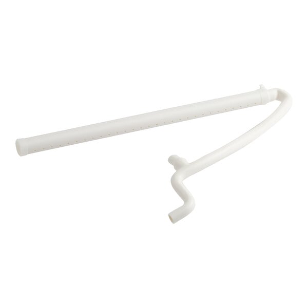 A white 21 5/8-inch spray pipe designed for Avantco ice machines, compatible with models MC-F-530-A, KMC-F-530-LA, KMC-F-530-HA, and KMC-F-530-A.
