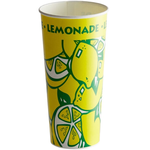 24 oz. Tall Paper Lemonade Cup - 1,000/Case