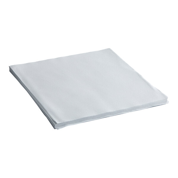 Choice 16" x 16" Gray Airlaid Linen-Feel Flat-Packed Paper Napkin - 500/Case