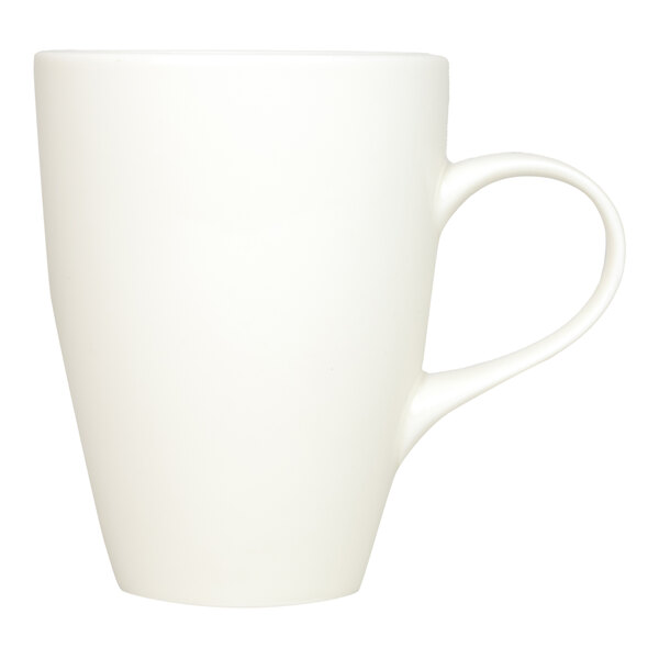 10 Strawberry Street Crism 11 oz. Round White Porcelain Mug - 36/Case