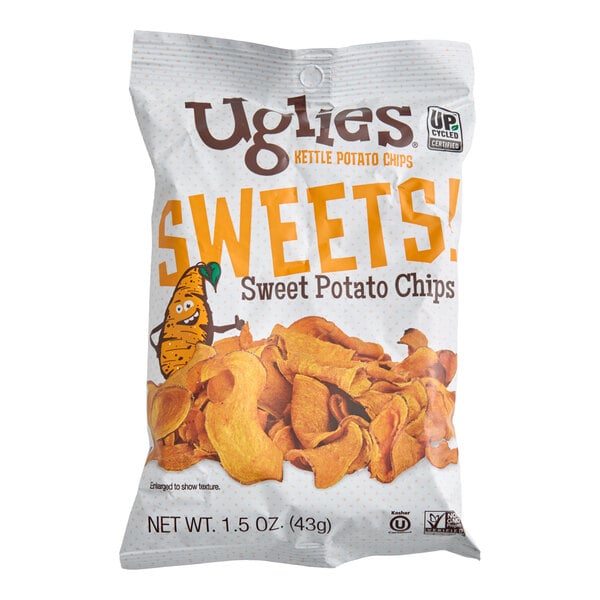 Uglies Kettle Sweet Potato Chips 2 oz. - 24/Case