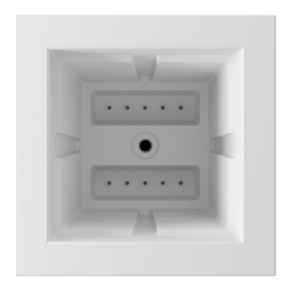 Mayne Fairfield 16" x 16" x 16" Square White Polyethylene Planter