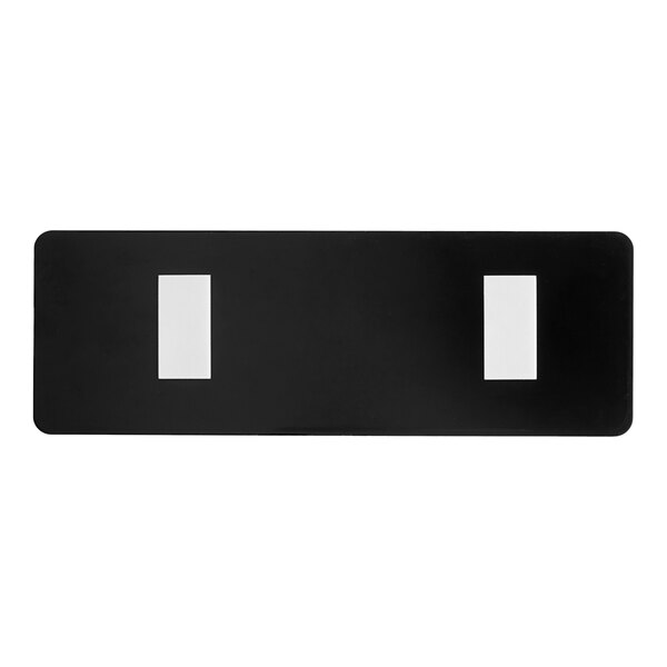 A rectangular black and white sign labeled for food prep only.