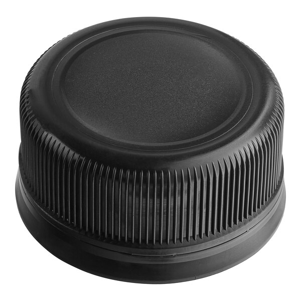 Black Unlined Tamper-Evident Cap for Energy Bottles - 300/Case
