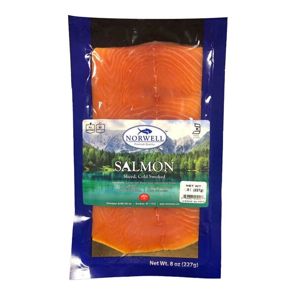 Norwell Skin-On Unsliced Cold Smoked Salmon 5 lb.
