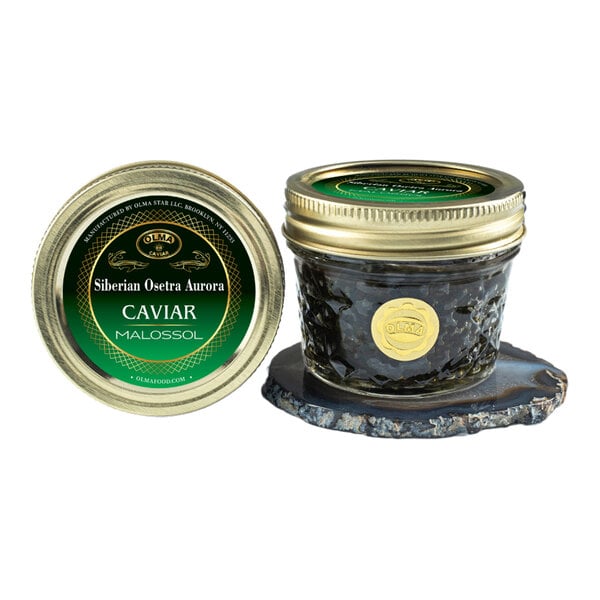 OLMA Siberian Osetra Aurora Caviar 100 Grams