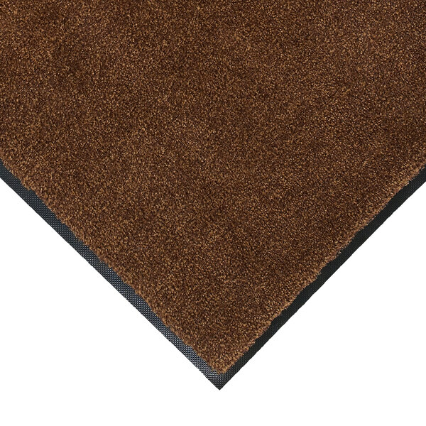 M+A Matting Classic Plush 1806448090 4' x 8' Golden Brown Mat with Universal Cleated Backing - 3/8" Thick