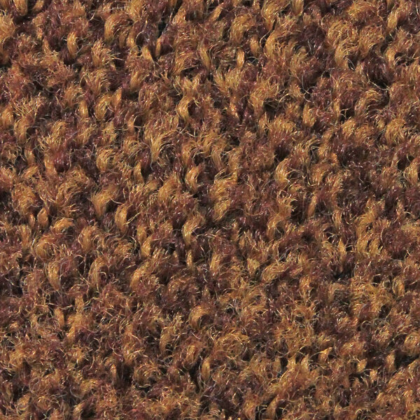 M+A Matting Classic Plush 1806435090 3' x 5' Golden Brown Mat with Universal Cleated Backing - 3/8" Thick