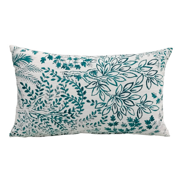 Outdoor Interiors Kimberly Ann Design Collection 12" x 20" Tropical Jade Lumbar Pillow - 2/Case