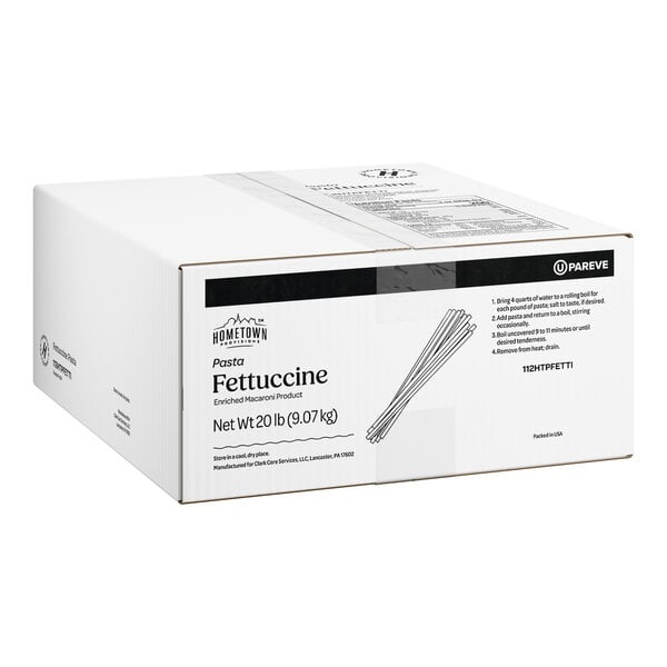 Hometown Provisions Fettuccine Pasta 5 lb. - 4/Case