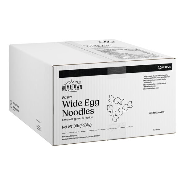 Hometown Provisions Wide Egg Noodles 5 lb. - 2/Case