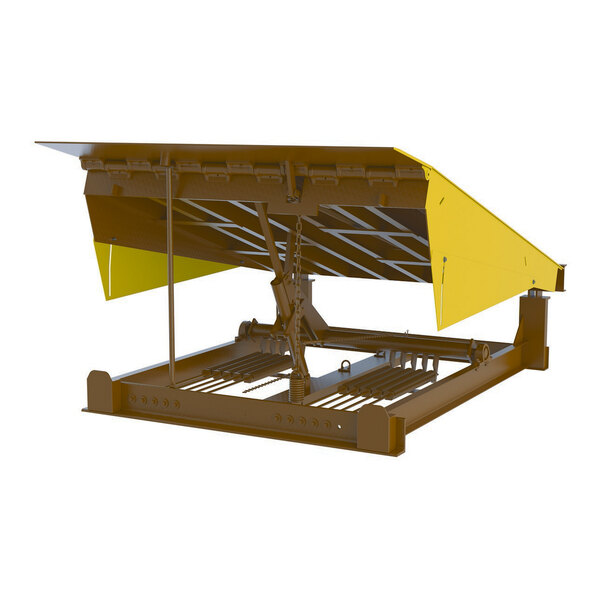 Vestil 6' x 5' Mechanical Dock Leveler with Spring-Operated Pull Chain RR-65-20 - 20,000 lb. Capacity