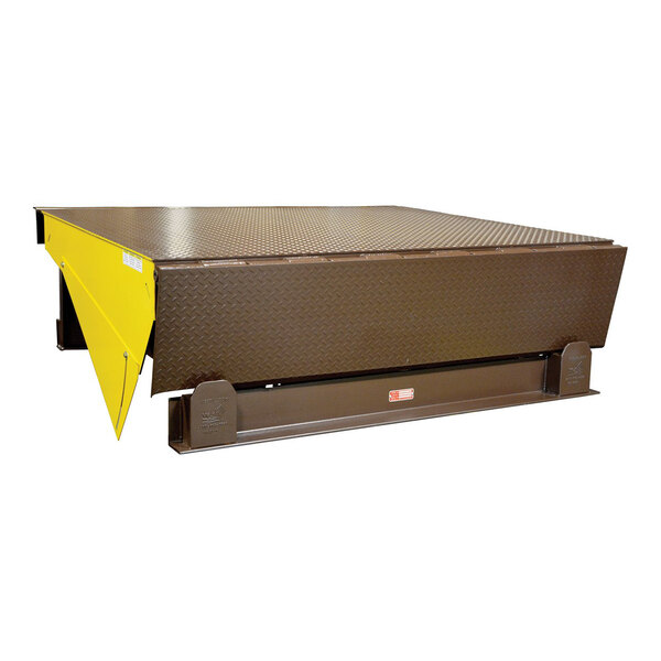 Vestil 6' x 8' Powered Hydraulic Steel Dock Leveler EH-68-50 - 50,000 lb. Capacity