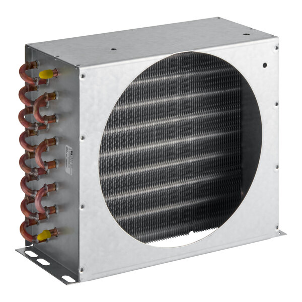 A metal condenser unit designed for select Avantco Ice Diamond ice machines.
