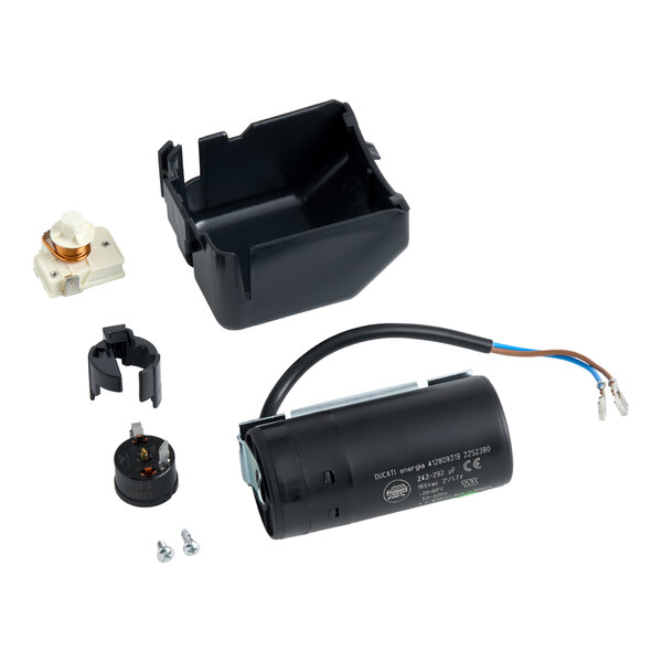 A compressor electrical kit with various components for Avantco Ice EUC-F-340-A and EUC-H-340-A models.