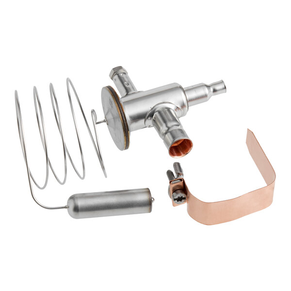 An expansion valve assembly for Avantco Ice EUC-H-230-A and EUC-F-230-A units.