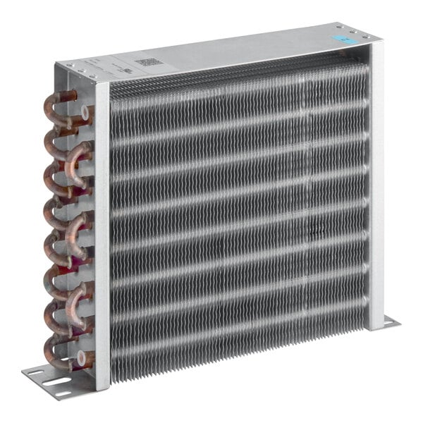 A metal condenser unit designed for the Avantco Ice EUC-G-80-A refrigeration system.
