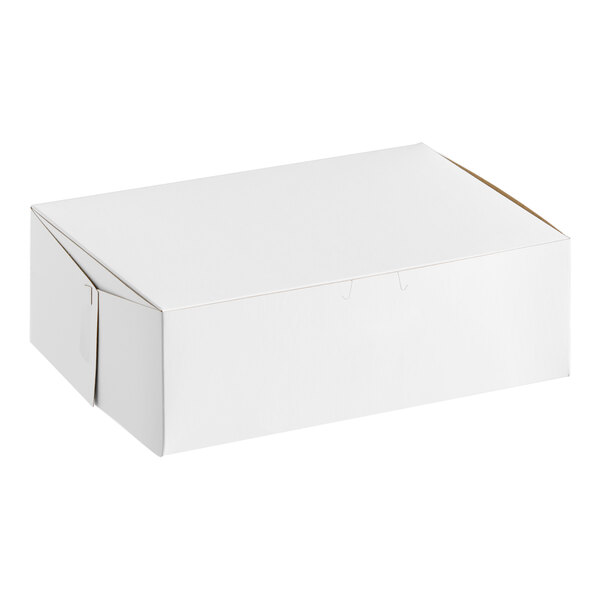 Southern Champion 10 3/4" x 6 3/4" x 3 5/8" White Donut / Bakery Box - 250/Case