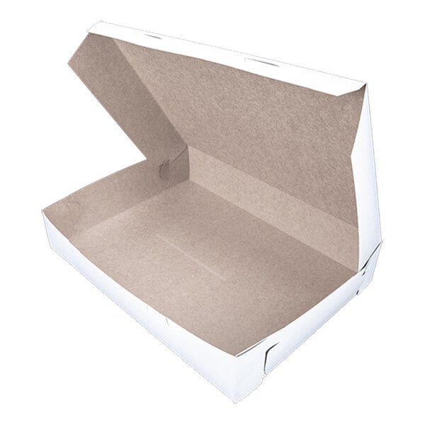 Southern Champion 15" x 11 3/16" x 2 3/4" White Donut / Bakery Box - 100/Case