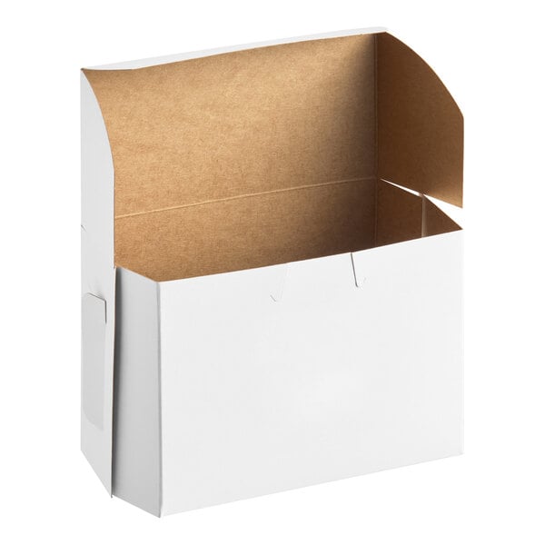 Southern Champion 5 1/2" x 2 3/4" x 4" White Bakery Box - 250/Case