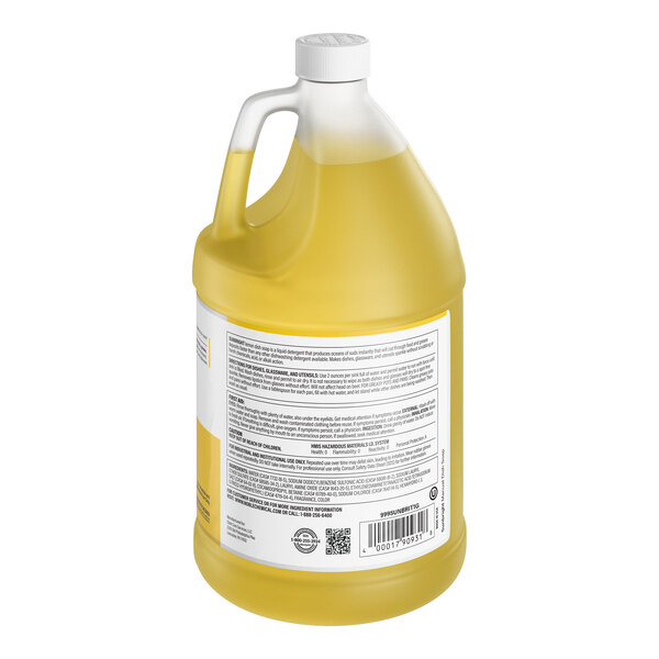 Noble Sunbright 1 Gallon / 128 oz. Lemon Concentrated Liquid Dish Soap