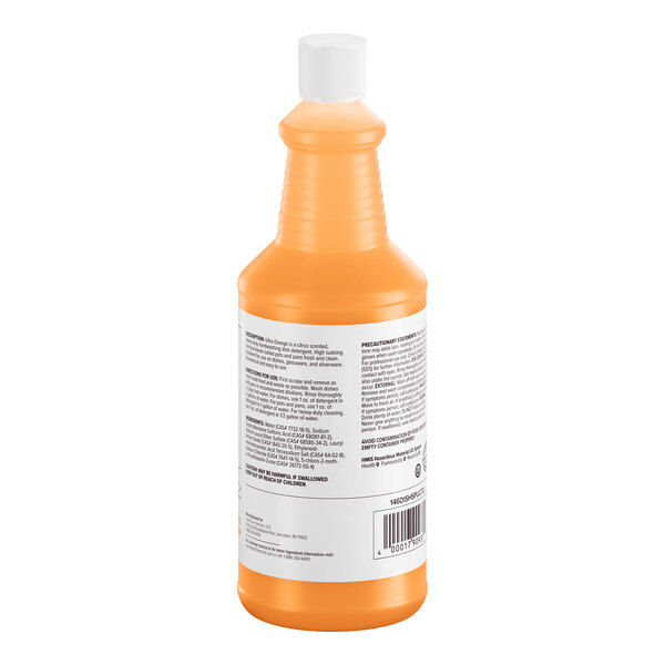 Advantage Chemicals 32 oz. Ultra Citrus Concentrated Liquid Dish Soap - 12/Case