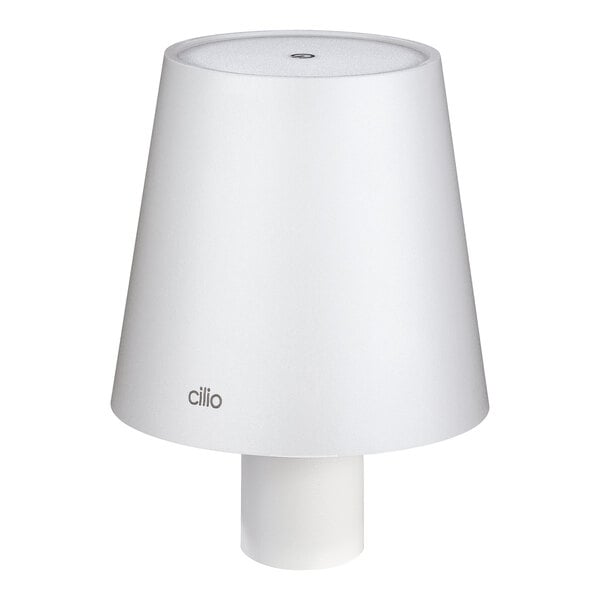 Cilio Luce 5 1/4" White LED Rechargeable Bottle Lamp - 6/Case