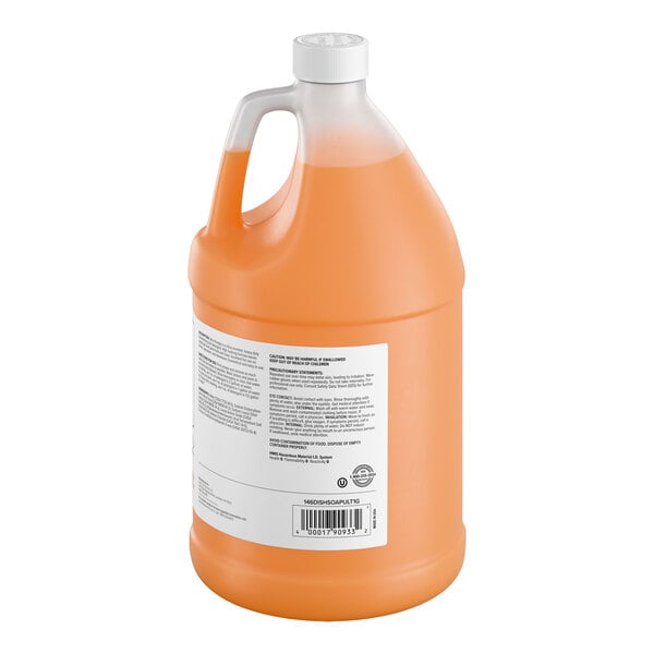 Advantage Chemicals 1 Gallon / 128 oz. Ultra Citrus Concentrated Liquid Dish Soap - 4/Case