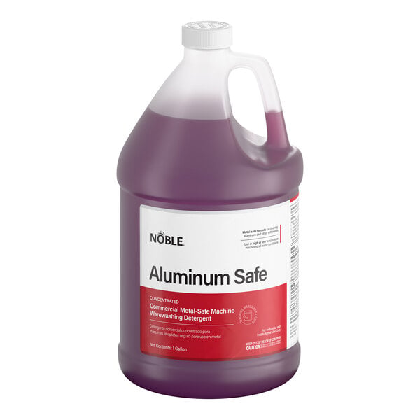 Noble 1 Gallon / 128 oz. Metal Safe Concentrated Dishwashing Liquid - 4/Case