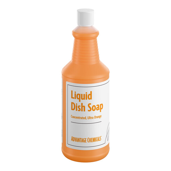 Advantage Chemicals 32 oz. Ultra Citrus Concentrated Liquid Dish Soap