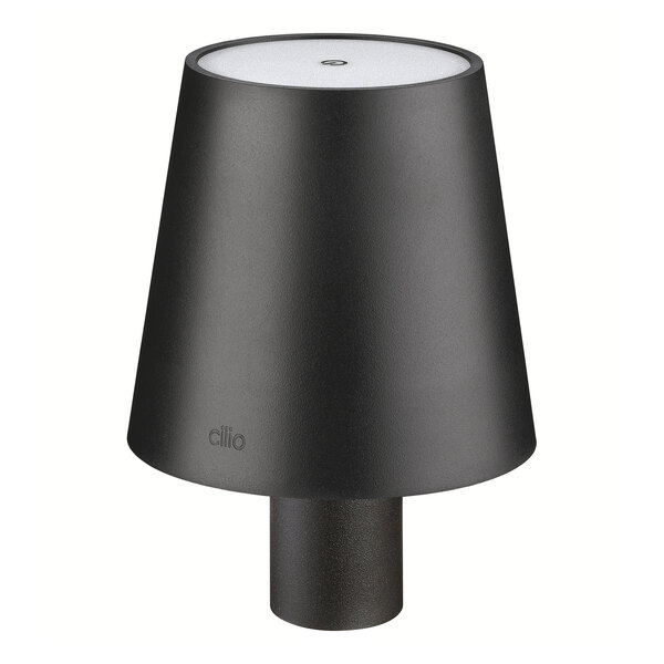 Cilio Luce 5 1/4" Black LED Rechargeable Bottle Lamp - 6/Case