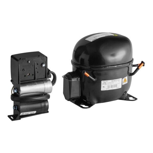 A black compressor unit for Avantco Ice EMC-F-530-A and EMC-H-530-A models.