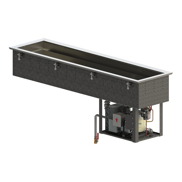 Vollrath FC-4CSP-04120-N NSF7 Four Pan Short Side Drop-In Refrigerated Cold Food Well - 120V