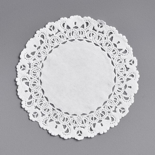 4" Normandy Lace Paper Doily - 10,000/Case