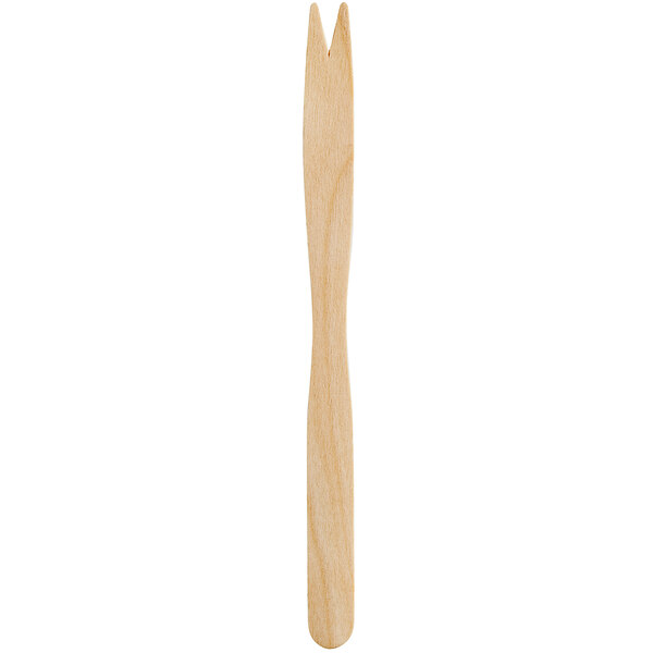 Royal Paper 5 1/2" Wooden Paddle Food Pick / Fork - 10,000/Case