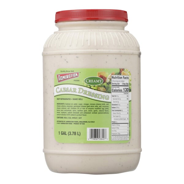 Admiration Creamy Caesar Dressing 1 Gallon - 4/Case