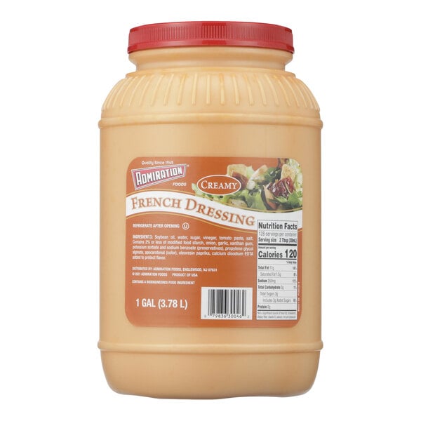 Admiration Creamy French Dressing 1 Gallon - 4/Case
