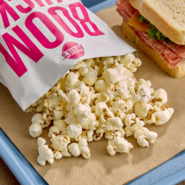 Angie's BOOMCHICKAPOP White Cheddar Popcorn 1.55 oz. - 12/Case