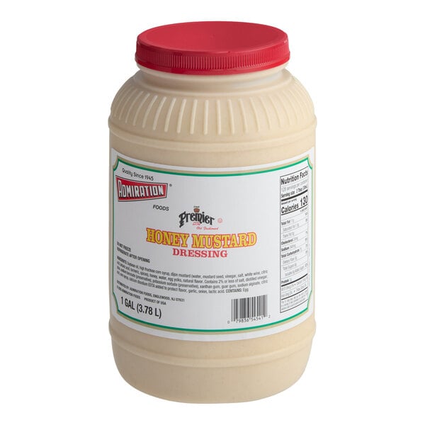 Admiration Premier Honey Mustard Dressing 1 Gallon - 4/Case