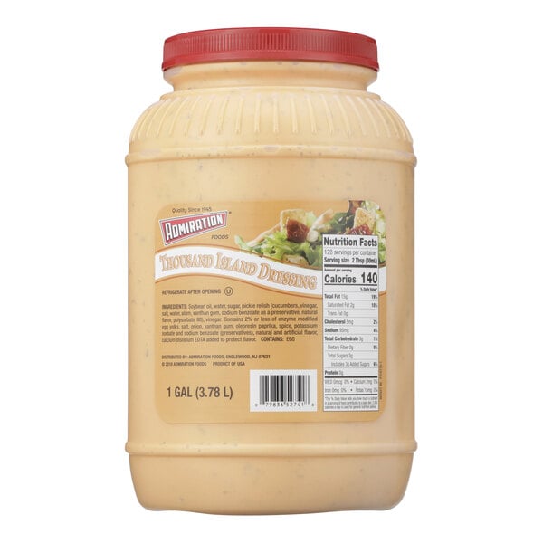 Admiration Thousand Island Dressing 1 Gallon - 4/Case