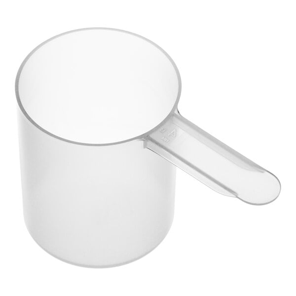 80 cc Polypropylene Scoop with Short Handle - 400/Case