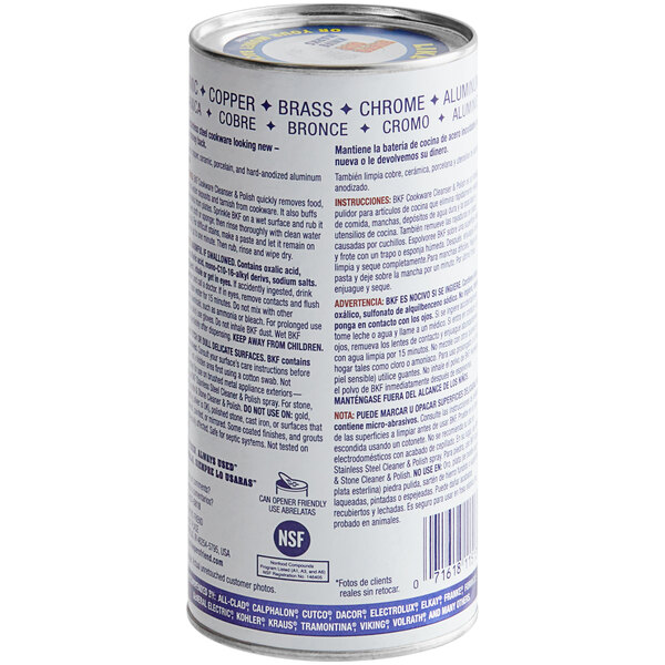 Bar Keepers Friend Superior Cookware 11513 12 oz. Cleansing & Polishing Powder - 12/Case