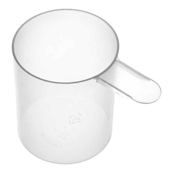 7 oz. Polypropylene Scoop with Short Handle - 160/Case