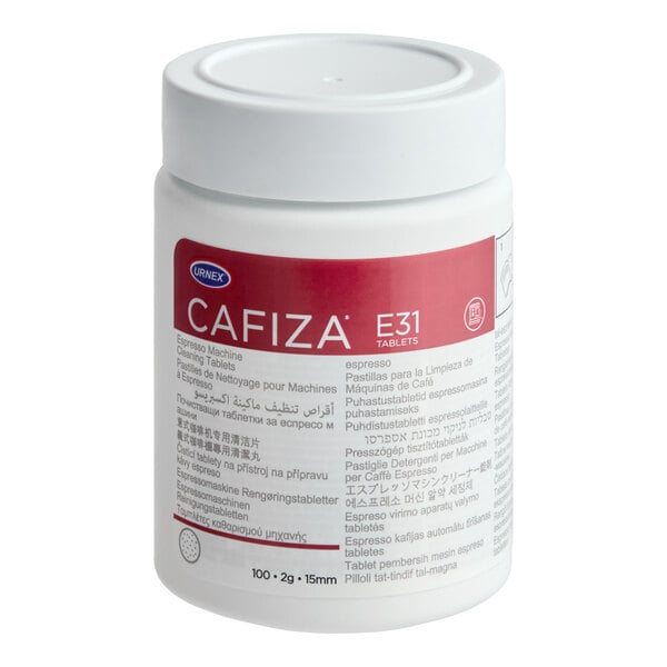 Urnex 12-E31-UX100-12 100-Count 2 Gram Cafiza Espresso Machine Cleaning Tablets - 12/Case