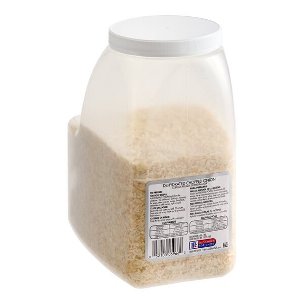 McCormick Culinary Dehydrated Chopped Onion 4 lb. - 3/Case